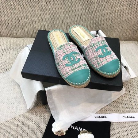 Chanel Hemp rope woven slippers