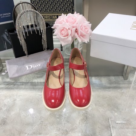 Dior Cow leather Mary Jane shoes