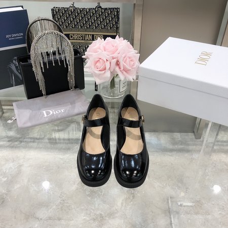 Dior Cow leather Mary Jane shoes