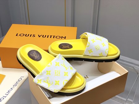 Louis Vuitton Nylon waterproof cloth velcro sandals