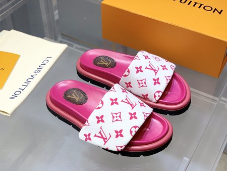 Louis Vuitton Nylon waterproof cloth velcro sandals