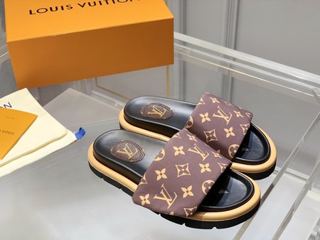 Louis Vuitton Nylon waterproof cloth velcro sandals