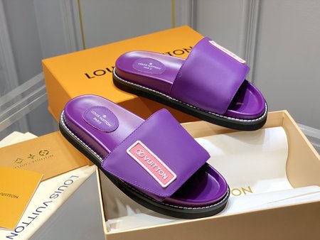 Louis Vuitton Sunset Comfort series flat velcro sandals