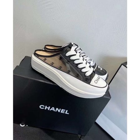 Chanel Yarn slippers sneakers