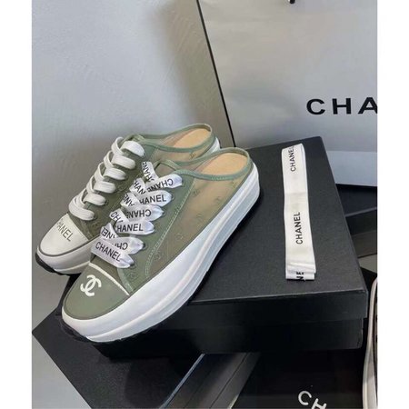 Chanel Yarn slippers sneakers