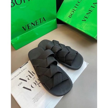 Bottega Veneta Woven slippers rubber outsole