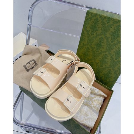 Gucci Soft rubber high-quality film sandals