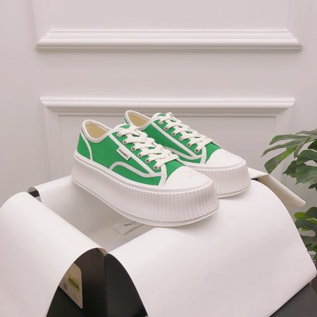 Chanel Platform High Top Canvas Casual Shoes Sneakers