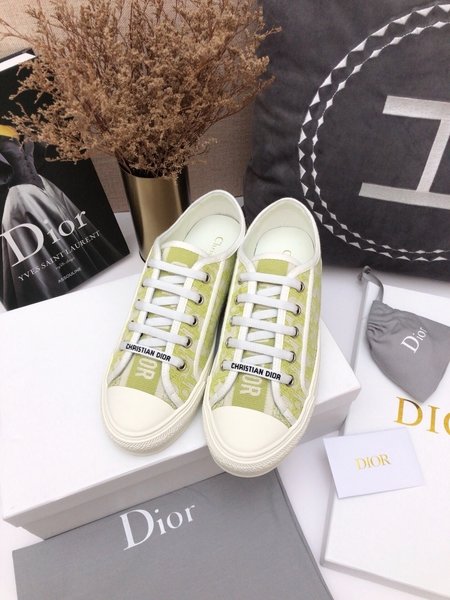 Dior Imported lambskin woven fabric casual shoes