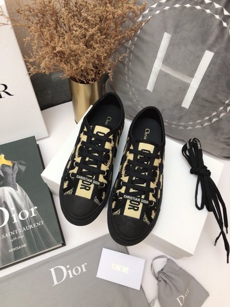 Dior Imported lambskin woven fabric casual shoes