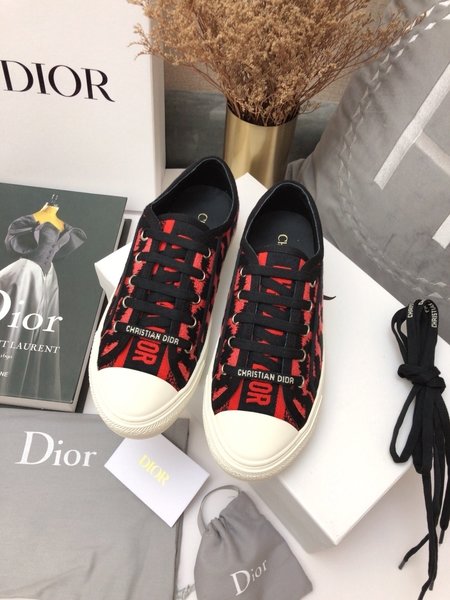 Dior Imported lambskin woven fabric casual shoes