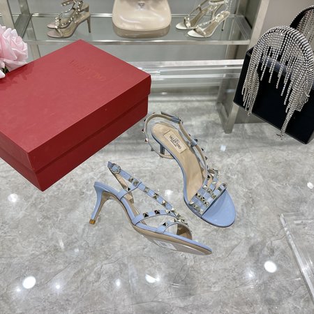 Valentino Cowhide sandals with heel height 6.5cm/8cm