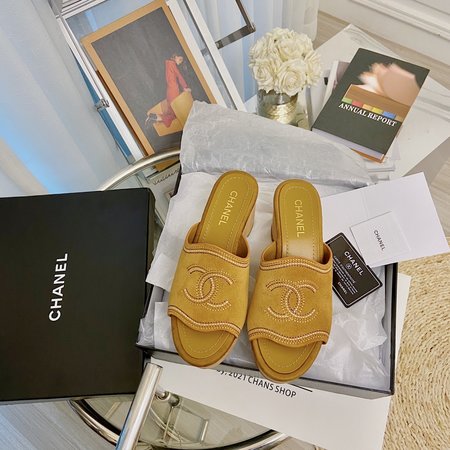 Chanel Medieval thick-soled slippers series