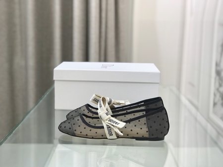 Dior Cruis bow ballet shoes