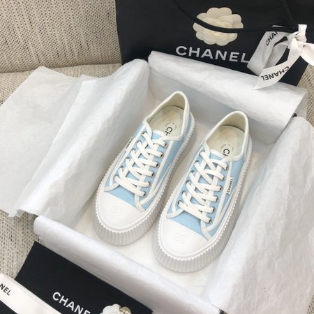 Chanel Platform canvas casual shoes sneakers