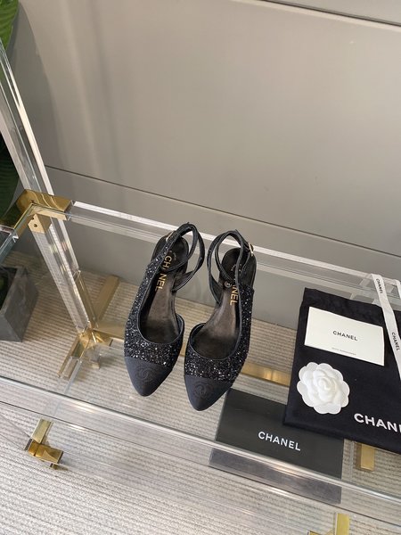 Chanel Women s shoes glitter + inner sheepskin