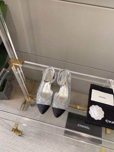 Chanel Women s shoes glitter + inner sheepskin