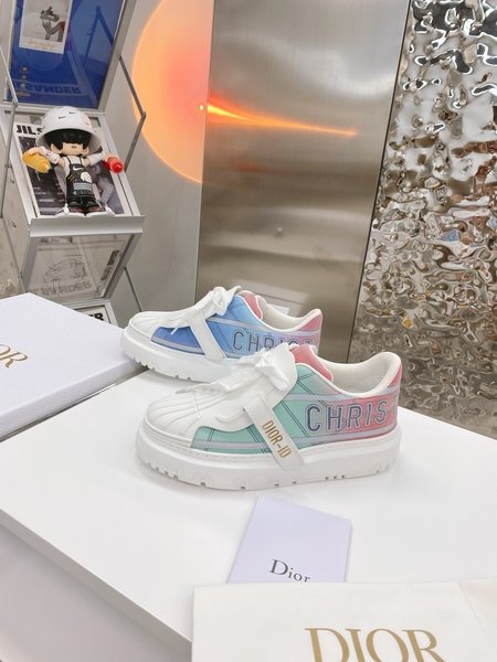 Dior Shell toe white shoes