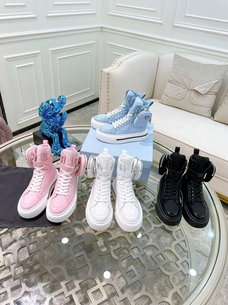 Prada platform sneakers