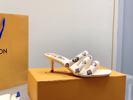 Louis Vuitton Aeal series printed slippers/sandals