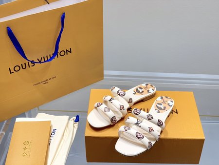 Louis Vuitton Aeal series printed slippers/sandals