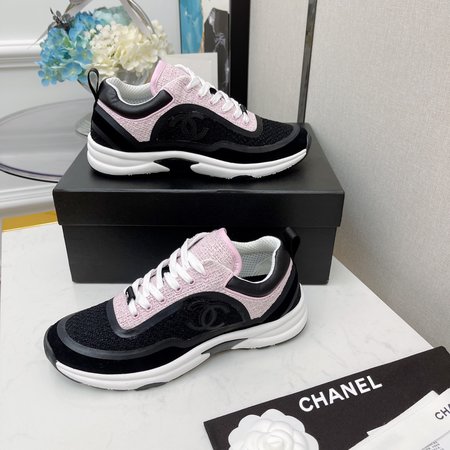 Chanel CCC woolen sneakers