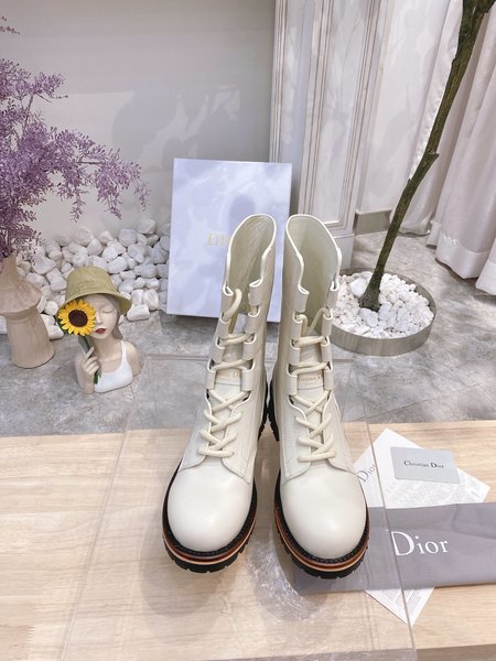 Dior DIOR-ID boots exquisite detail cowhide