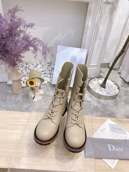 Dior DIOR-ID boots exquisite detail cowhide