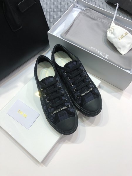 Dior Imported lambskin woven fabric casual shoes