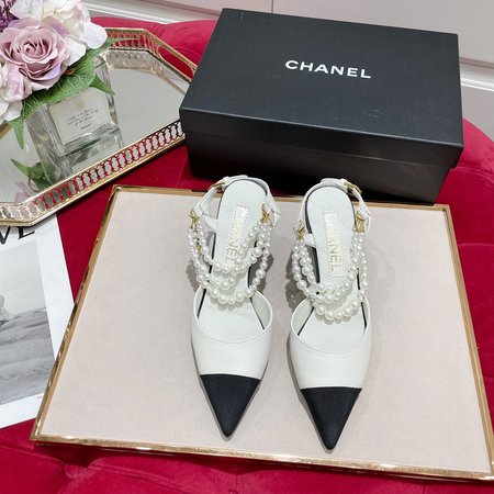 Chanel Pearl women s heel height 8CM