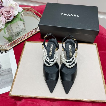 Chanel Pearl women s heel height 8CM