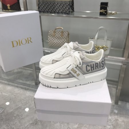 Dior reflective shell toe sneakers