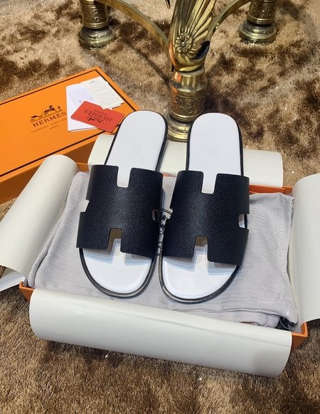 Hermes First layer calfskin slippers