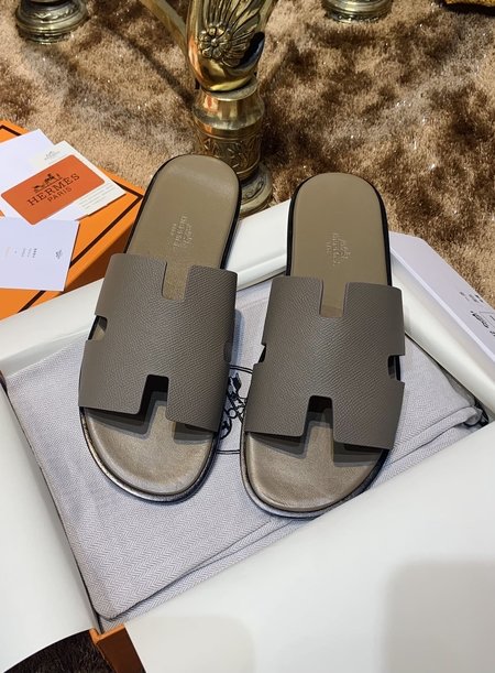 Hermes First layer calfskin slippers