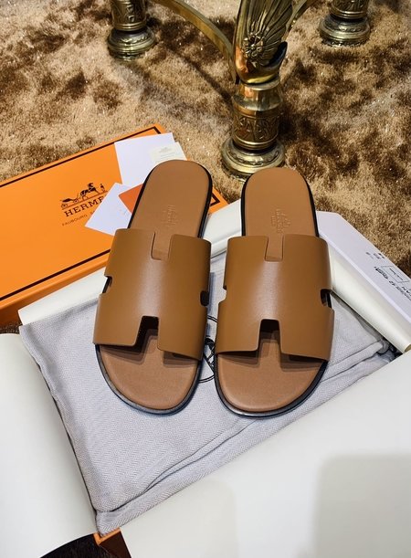 Hermes First layer calfskin slippers