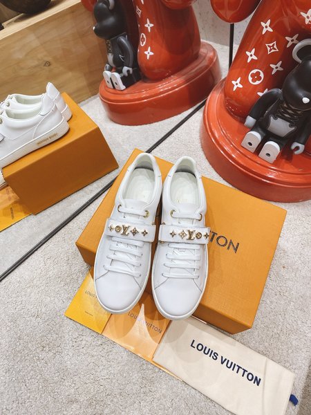 Louis Vuitton Platform sneakers silk cowhide