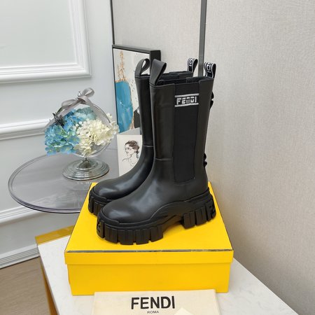 Fendi Platform boots calfskin
