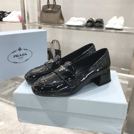 Prada Triangle logo loafers P replica