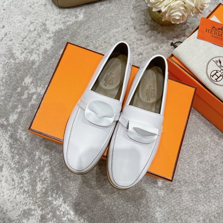 Hermes Kelly buckle loafers