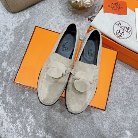 Hermes Kelly buckle loafers