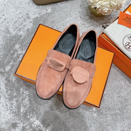 Hermes Kelly buckle loafers