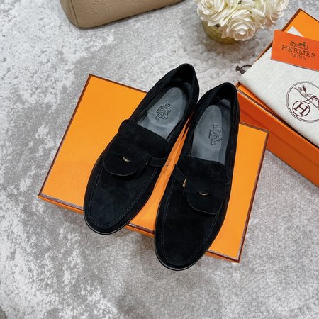 Hermes Kelly buckle loafers