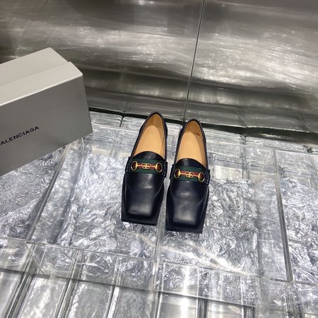 Gucci Co-branded leather loafers