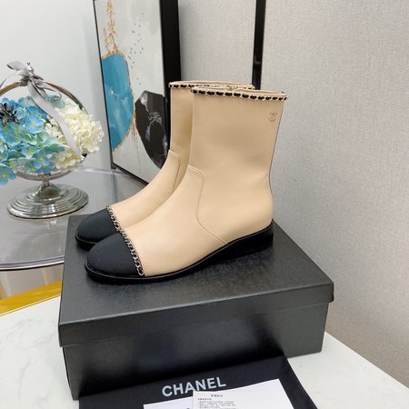 Chanel Chain boots lambskin heel height: 3cm