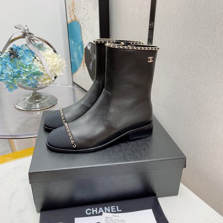 Chanel Chain boots lambskin heel height: 3cm