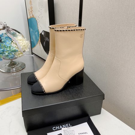 Chanel Chain boots lambskin heel height: 3cm