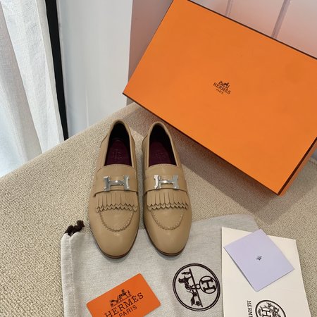 Hermes Loafer Aris soft sheepskin tassel