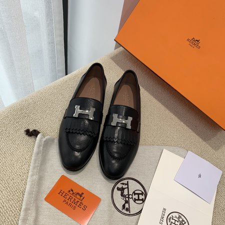 Hermes Loafer Aris soft sheepskin tassel