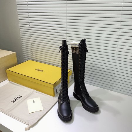 Fendi Mid boots cowhide lining sheepskin