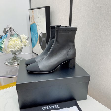 Chanel Short boots elastic sheepskin heel height: 5cm